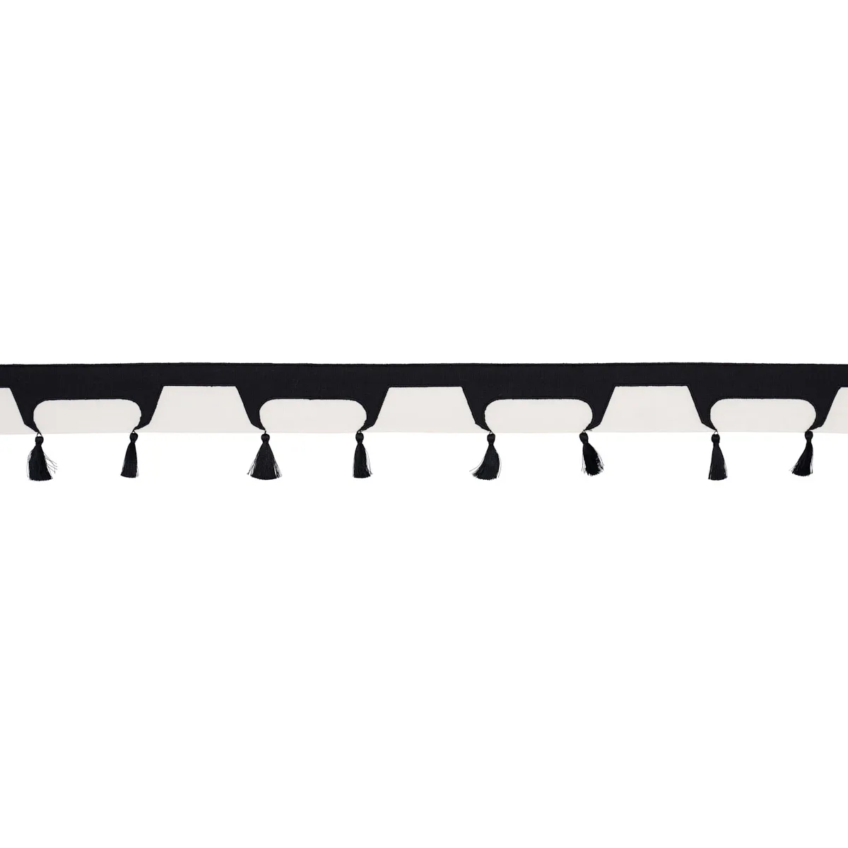 Schumacher Pagoda Trim in Black (81761)