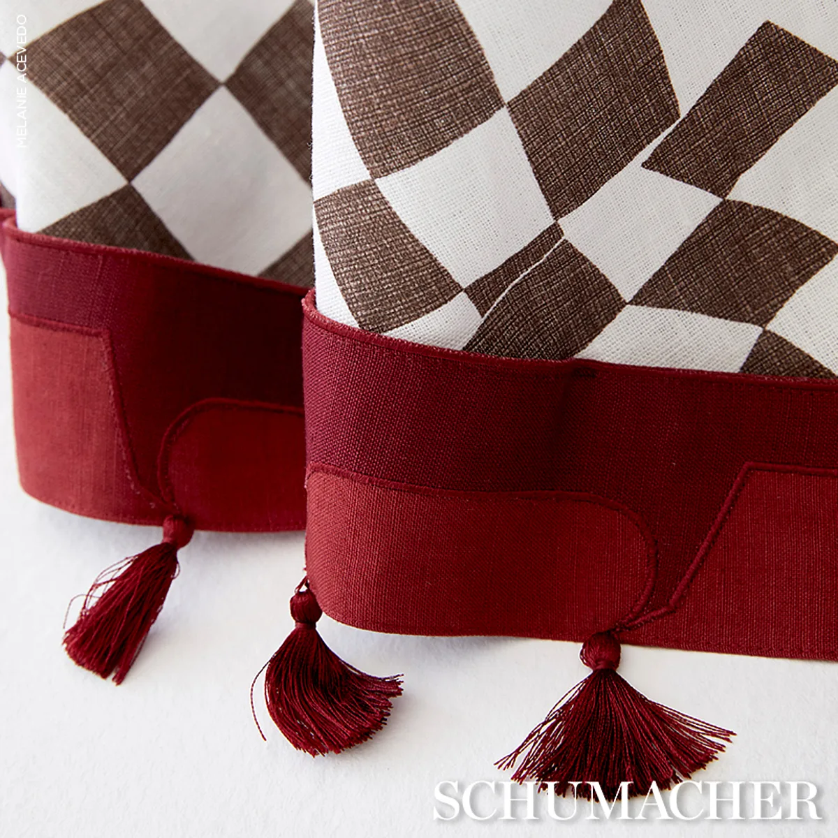 81762 | Pagoda Trim - Red Schumacher Pagoda Trim in Red (81762)