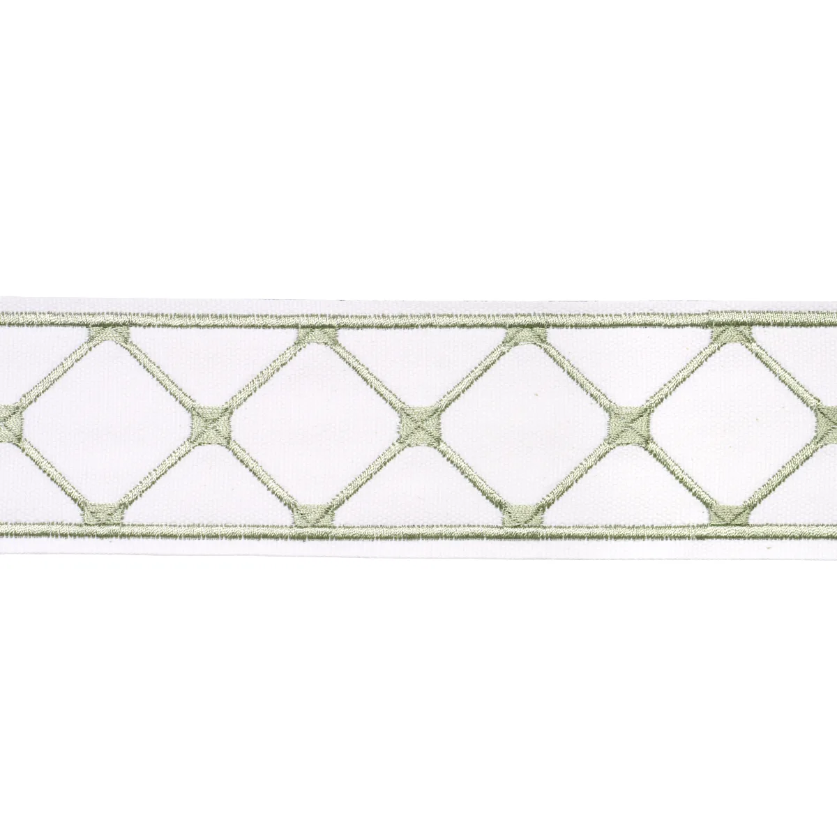 Schumacher Parisian Bamboo trim in Celadon (84601)