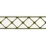 84600 | Parisian Bamboo - Green Schumacher Parisian Bamboo trim in Green (84600)