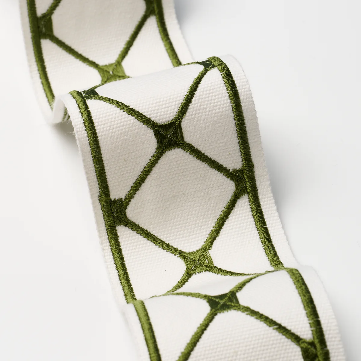 84600 | Parisian Bamboo - Green Schumacher Parisian Bamboo trim in Green (84600)