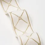 84603 | Parisian Bamboo - Ivory Schumacher Parisian Bamboo trim in Ivory (84603)