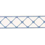 84602 | Parisian Bamboo - Porcelain Schumacher Parisian Bamboo trim in Porcelain (84602)