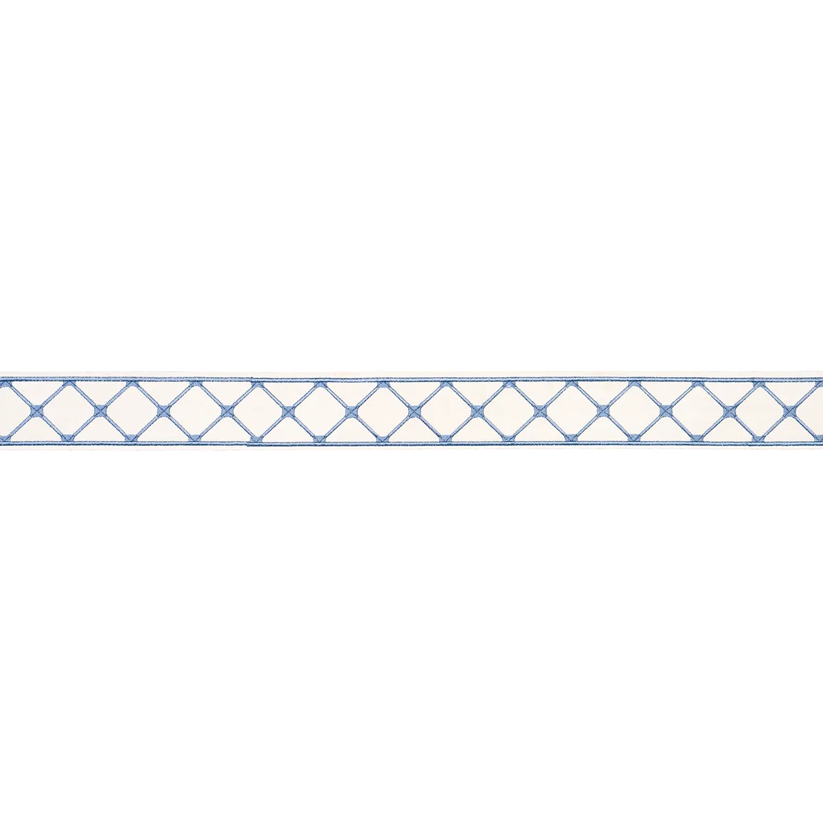 Schumacher Parisian Bamboo trim in Porcelain (84602)