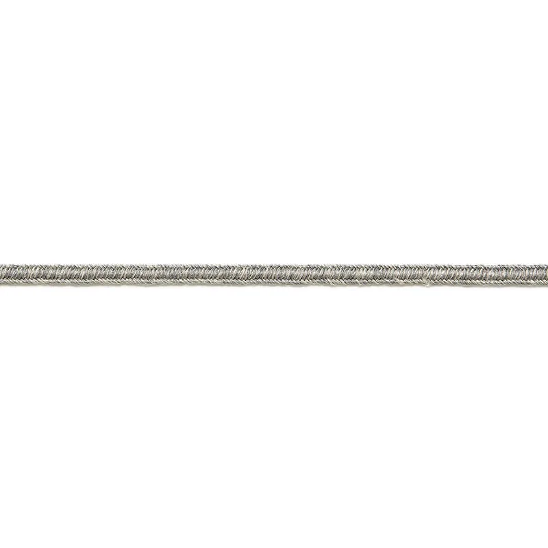 Schumacher Pascal Linen Gimp trim in Zinc (65421)