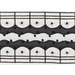 74381 | Perla Tape - Noir Schumacher Perla Tape trim in Noir (74381)