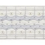 74380 | Perla Tape - Powder Blue Schumacher Perla Tape trim in Powder Blue (74380)