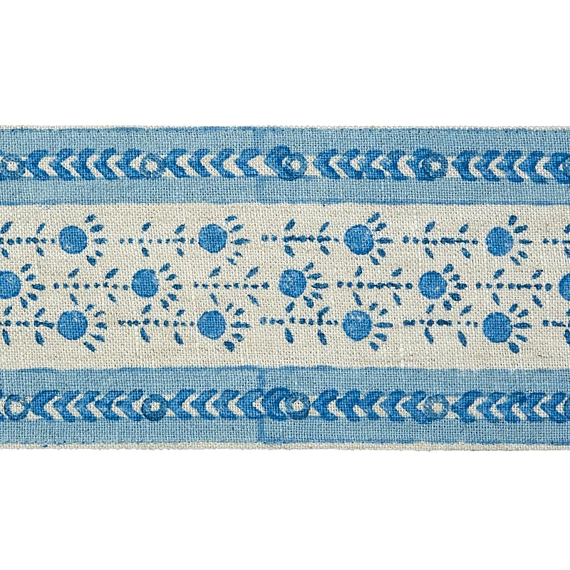 79101 | Pica Bella Hand Blocked Tape – Blue