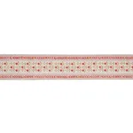 79100 | Pica Bella Hand Blocked Tape - Pink & Orange Schumacher Pica Bella Hand Blocked Tape trim in Pink & Orange (79100)