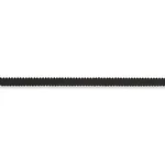 74631 | Pierre Silk Gimp Extra Narrow - Black Schumacher Pierre Silk Gimp Extra Narrow trim in Black (74631)