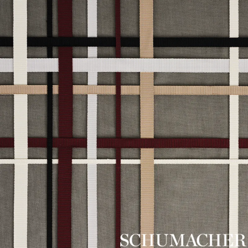 Schumacher Pierre Silk Gimp Extra Narrow trim in Black (74631)