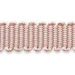 74636 | Pierre Silk Gimp Extra Narrow - Blush Schumacher Pierre Silk Gimp Extra Narrow trim in Blush (74636)