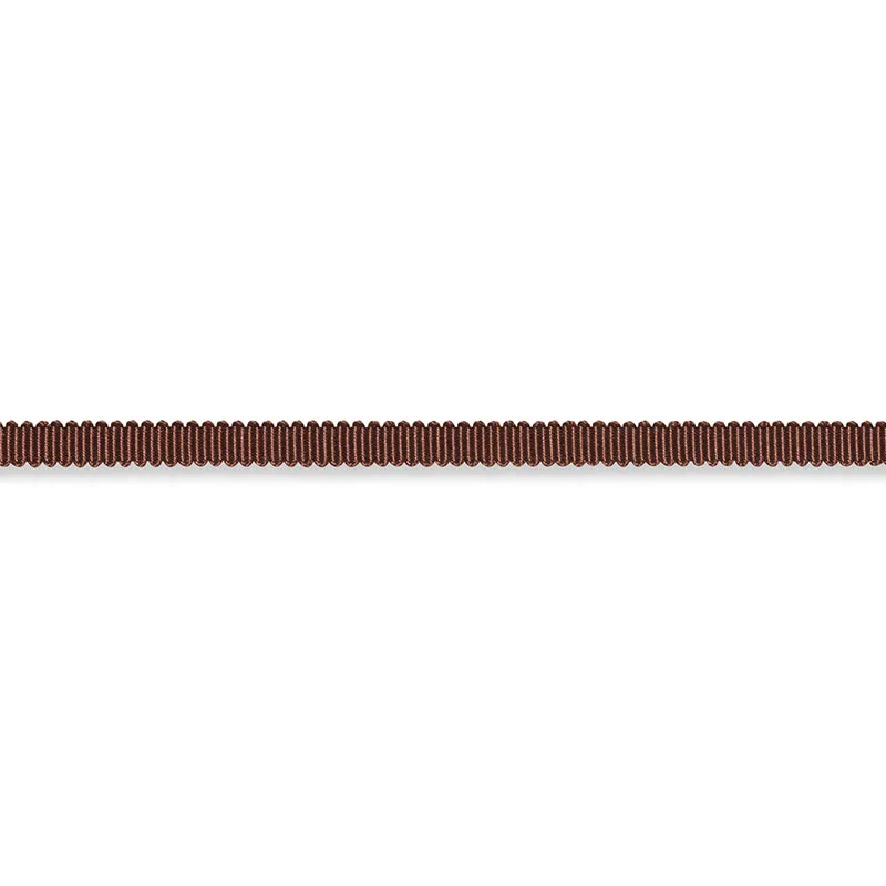 Schumacher Pierre Silk Gimp Extra Narrow trim in Brown (74630)