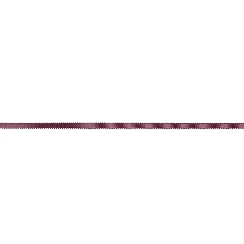 Schumacher Pierre Silk Gimp Extra Narrow trim in Eggplant (74635)