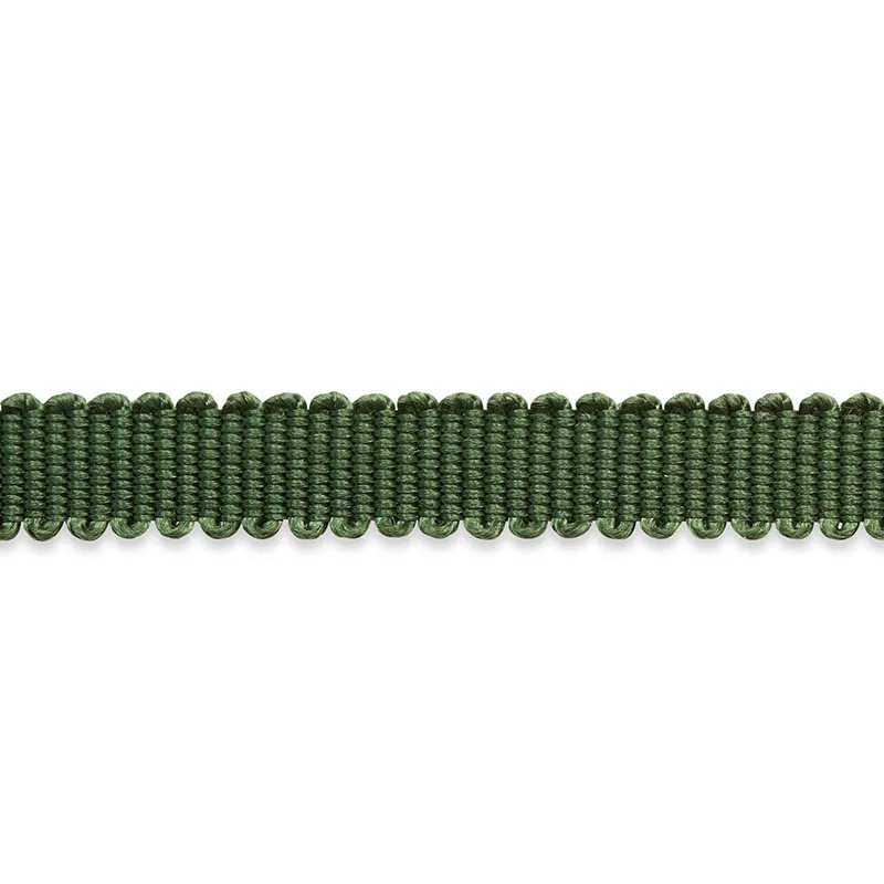 Schumacher Pierre Silk Gimp Extra Narrow trim in Emerald (74634)