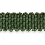 74634 | Pierre Silk Gimp Extra Narrow - Emerald Schumacher Pierre Silk Gimp Extra Narrow trim in Emerald (74634)