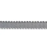 74633 | Pierre Silk Gimp Extra Narrow - Grey Schumacher Pierre Silk Gimp Extra Narrow trim in Grey (74633)