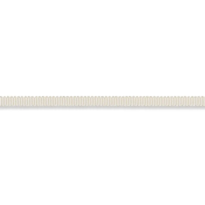 Schumacher Pierre Silk Gimp Extra Narrow trim in Ivory (74620)