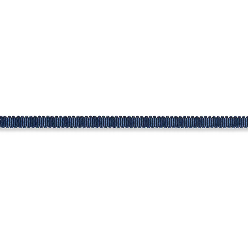 Schumacher Pierre Silk Gimp Extra Narrow trim in Navy (74628)