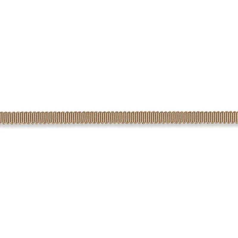 Schumacher Pierre Silk Gimp Extra Narrow trim in Sand (74623)