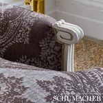 74623 | Pierre Silk Gimp Extra Narrow - Sand Schumacher Pierre Silk Gimp Extra Narrow trim in Sand (74623)