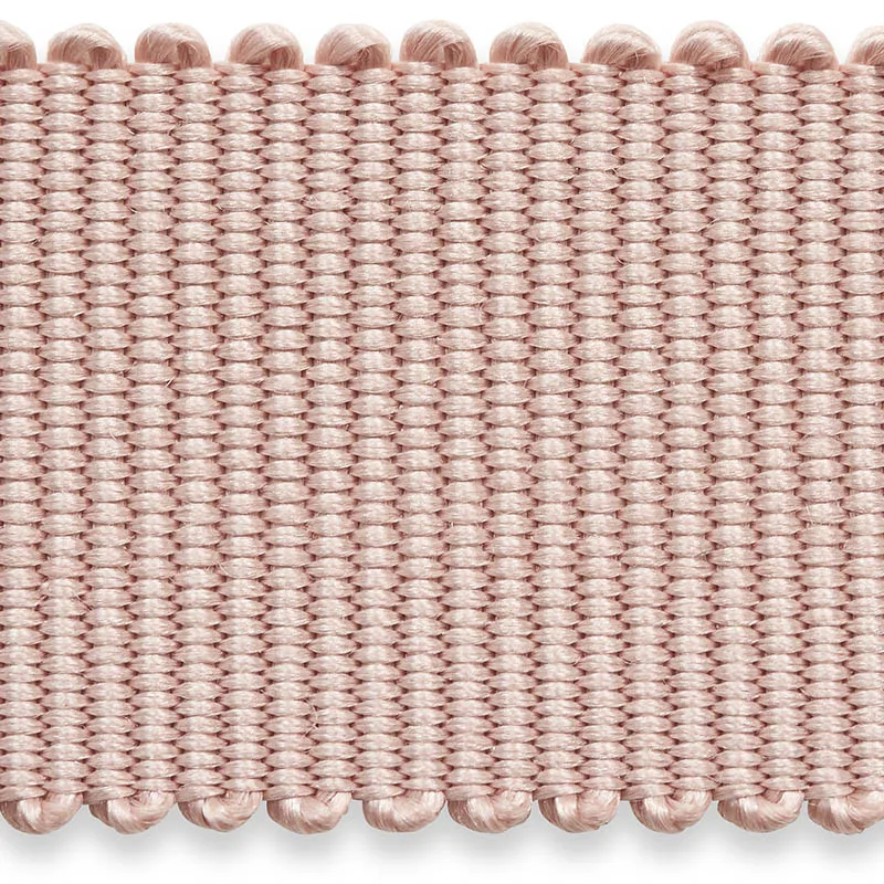 74676 | Pierre Silk Gimp Medium - Blush Schumacher Pierre Silk Gimp Medium trim in Blush (74676)