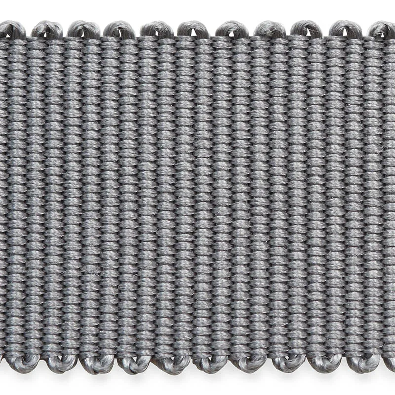74673 | Pierre Silk Gimp Medium - Grey Schumacher Pierre Silk Gimp Medium trim in Grey (74673)