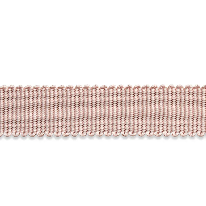 Schumacher Pierre Silk Gimp Narrow trim in Blush (74656)