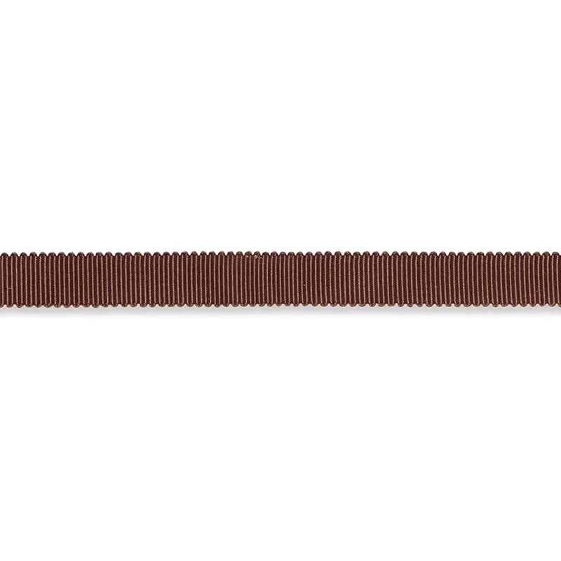 Schumacher Pierre Silk Gimp Narrow trim in Brown (74650)