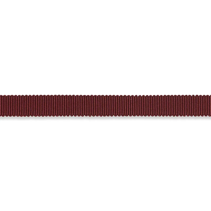 Schumacher Pierre Silk Gimp Narrow trim in Burgundy (74649)