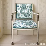74647 | Pierre Silk Gimp Narrow - Peacock Schumacher Pierre Silk Gimp Narrow trim in Peacock (74647)
