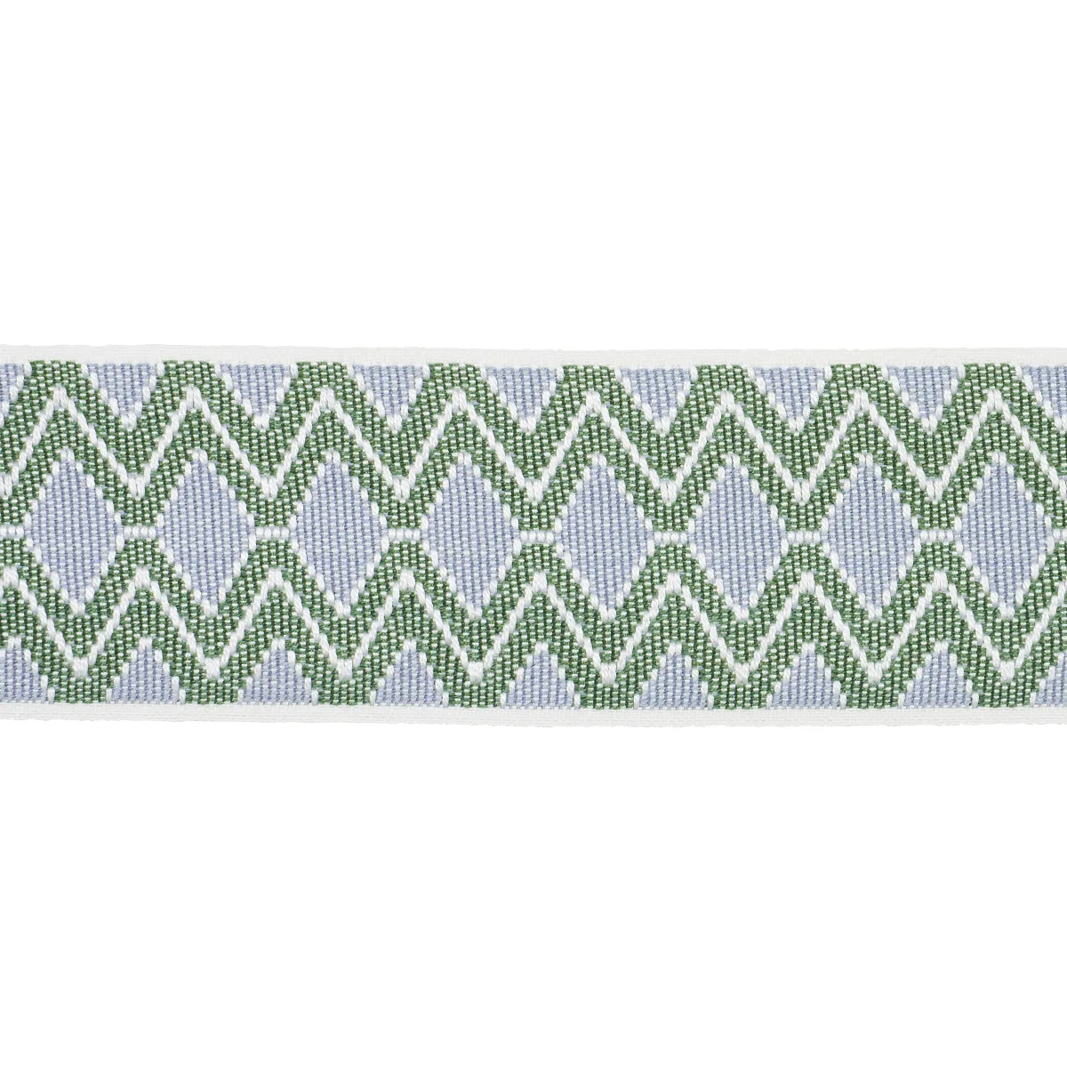 Schumacher Pinula Tape trim in Fern (84100)
