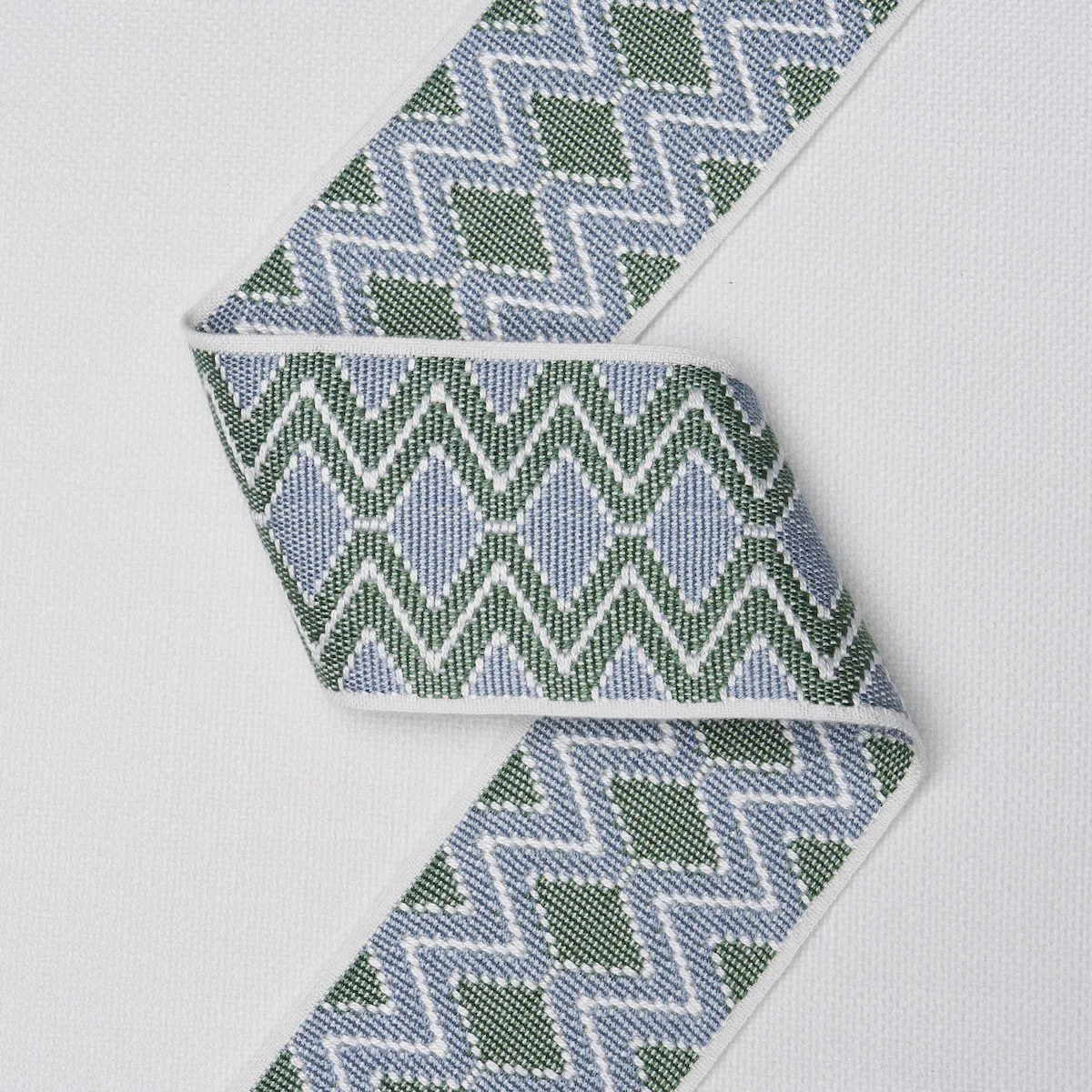 84100 | Pinula Tape - Fern Schumacher Pinula Tape trim in Fern (84100)