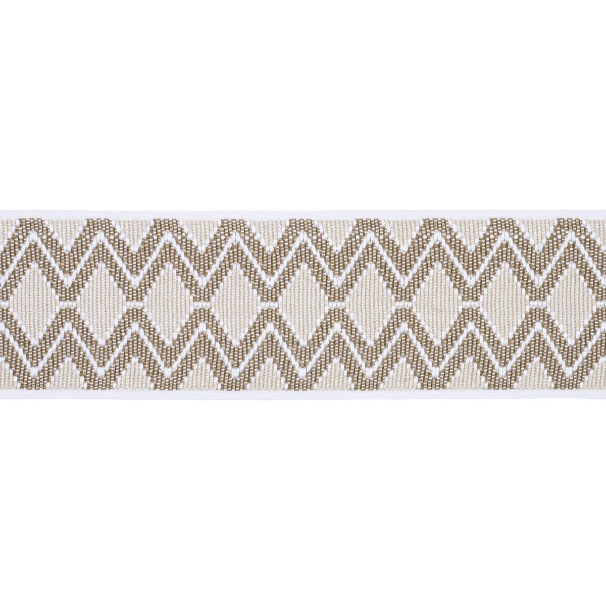 Schumacher Pinula Tape trim in Oyster (84103)