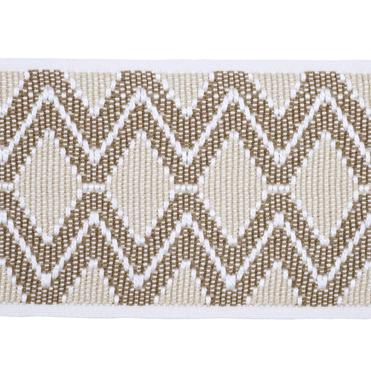 84103 | Pinula Tape - Oyster Schumacher Pinula Tape trim in Oyster (84103)