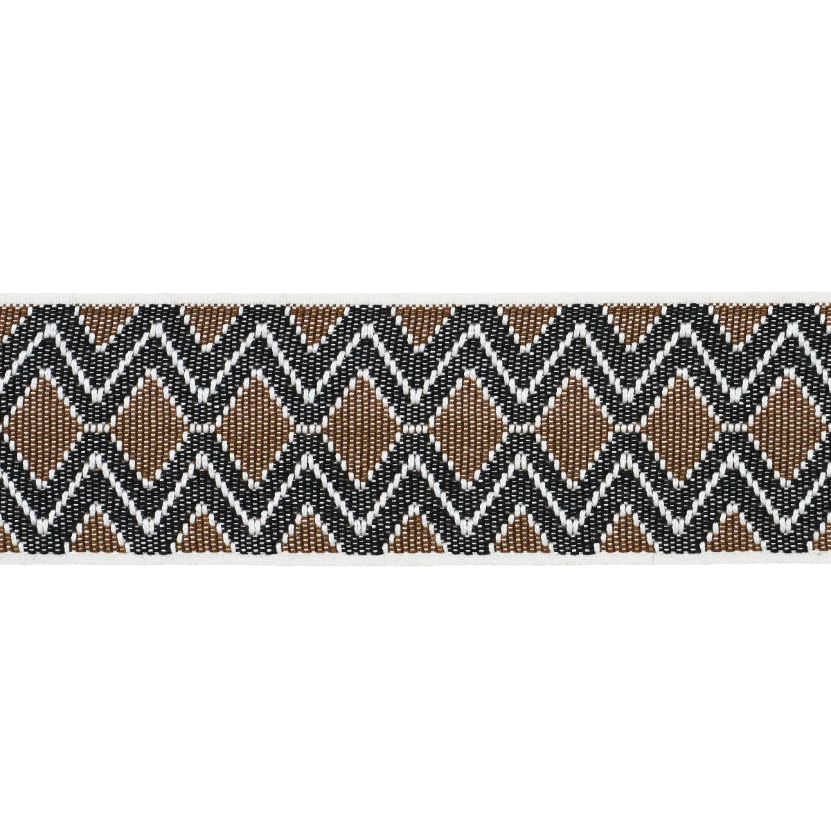 Schumacher Pinula Tape trim in Umber (84102)