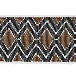 Schumacher Pinula Tape trim in Umber (84102)