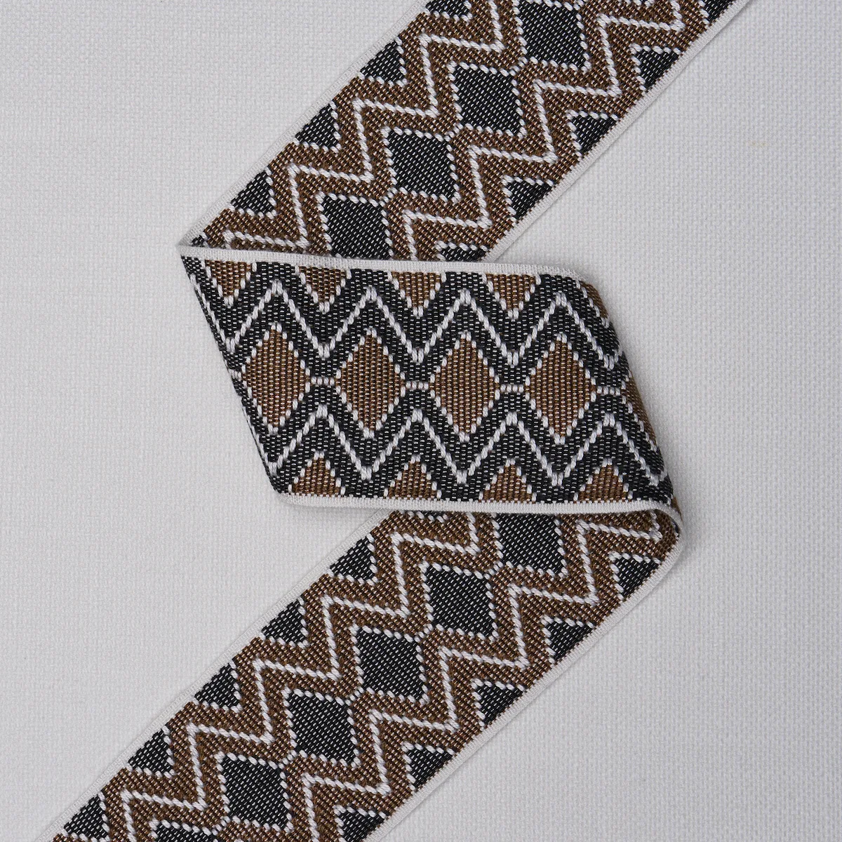 Schumacher Pinula Tape trim in Umber (84102)