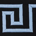 181254 | Plato Tape - Black and Sky Schumacher Plato Tape trim in Black and Sky (181254)
