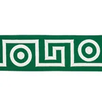 181250 | Plato Tape - Green Schumacher Plato Tape trim in Green (181250)