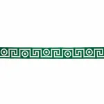 181250 | Plato Tape - Green Schumacher Plato Tape trim in Green (181250)