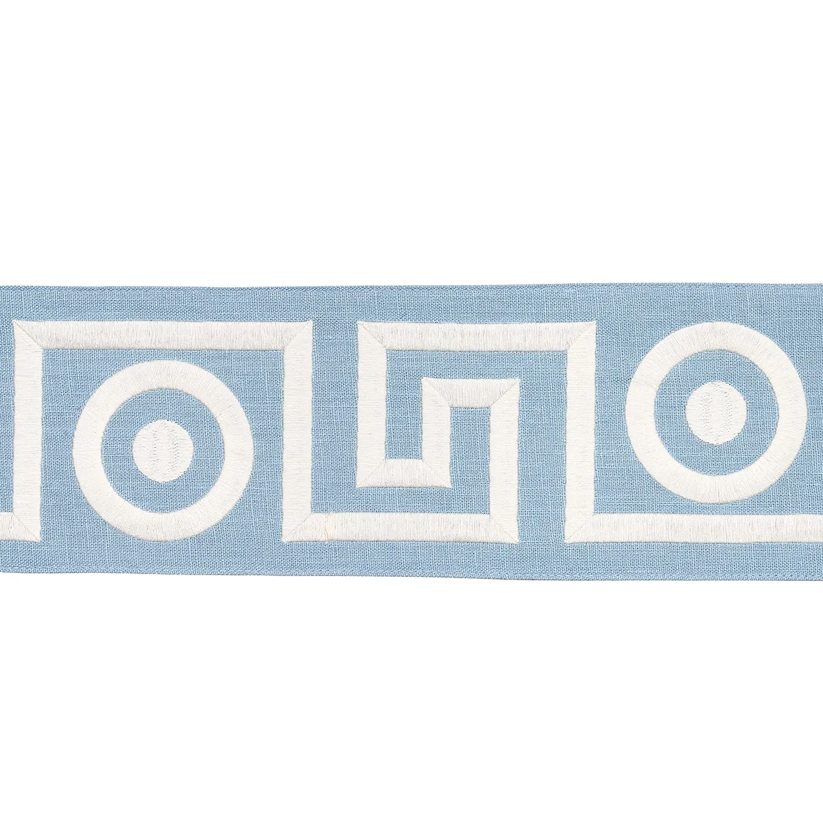Schumacher Plato Tape trim in Sky (181252)