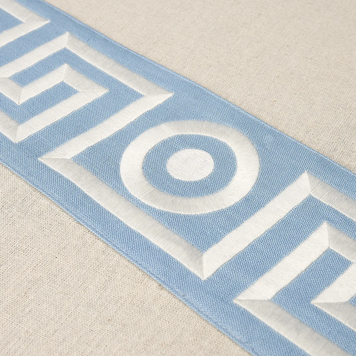 Schumacher Plato Tape trim in Sky (181252)