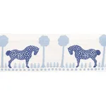 82811 | Polka Dot Pony Tape - Blue Schumacher Polka Dot Pony Tape trim in Blue (82811)