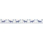 82811 | Polka Dot Pony Tape - Blue Schumacher Polka Dot Pony Tape trim in Blue (82811)