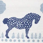 82811 | Polka Dot Pony Tape - Blue Schumacher Polka Dot Pony Tape trim in Blue (82811)