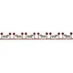 82813 | Polka Dot Pony Tape - Red Schumacher Polka Dot Pony Tape trim in Red (82813)