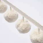 84770 | Pom Pom Trim - Ivory Schumacher Pom Pom Trim in Ivory (84770)