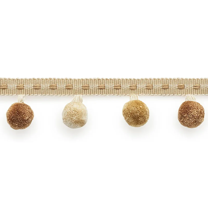 Schumacher Poms trim in Gold (74363)