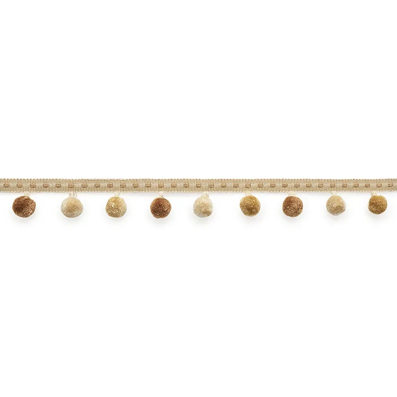 Schumacher Poms trim in Gold (74363)